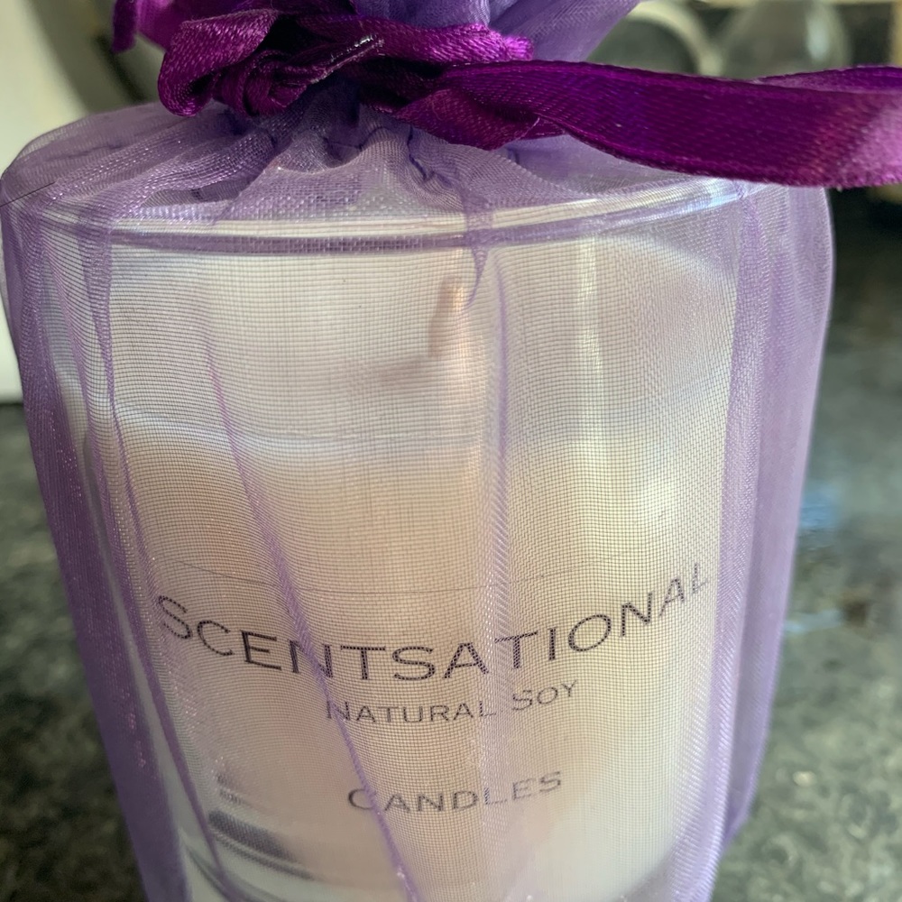 SCENTSATIONAL brand natural soy candle